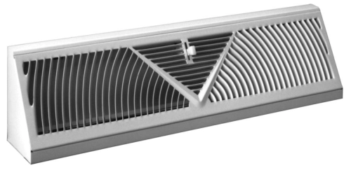 3015/3018 — Steel Baseboard Diffuser 4.5” Ht Product Image
