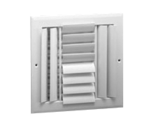 344 — 4-Way Aluminum Curved-Blade Register Product Image