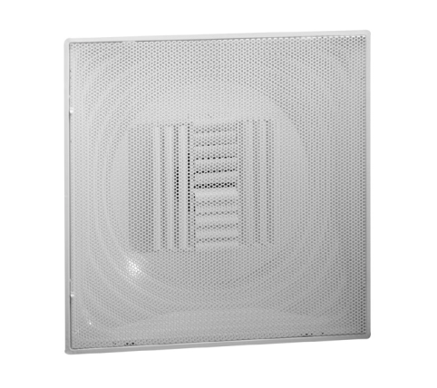9000W — Curved Blade Perforated T-Bar Supply With Collar Product Image